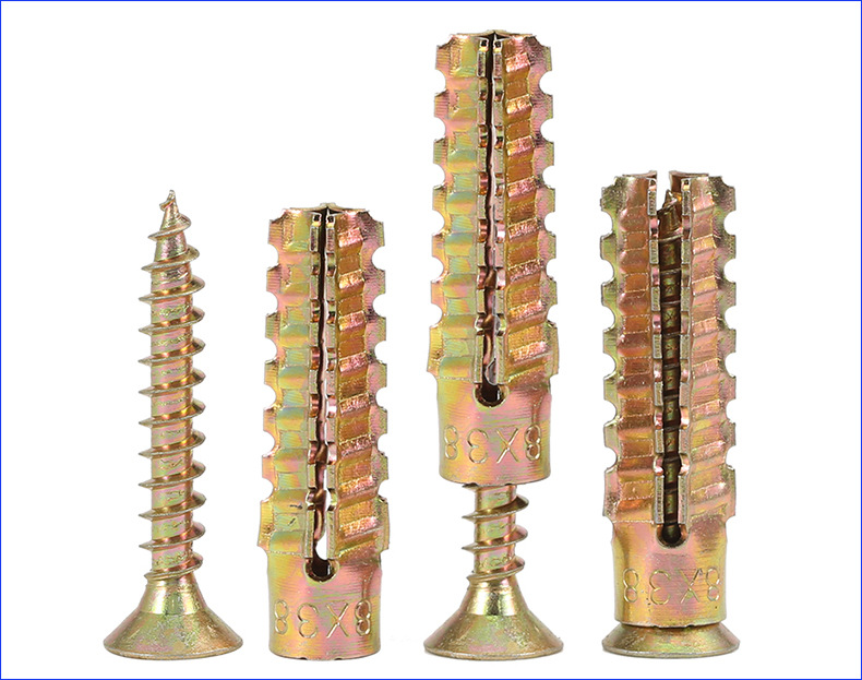 锯齿铁膨胀螺丝一体钉批发空心砖墙专用防松金属膨胀螺钉套装M6M8详情28