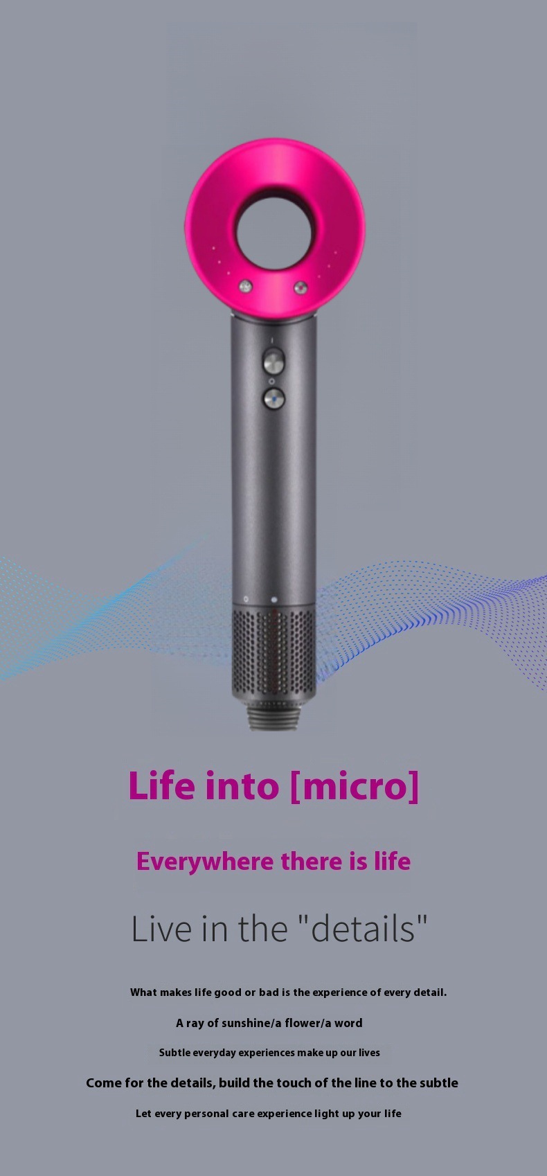 In Huaqiangbei, a certain sen cross-border e-commerce store has launched a best-selling high-power quick-drying bladeless hair dryer for home use, hotels, and hair salons with negative ions pic 5