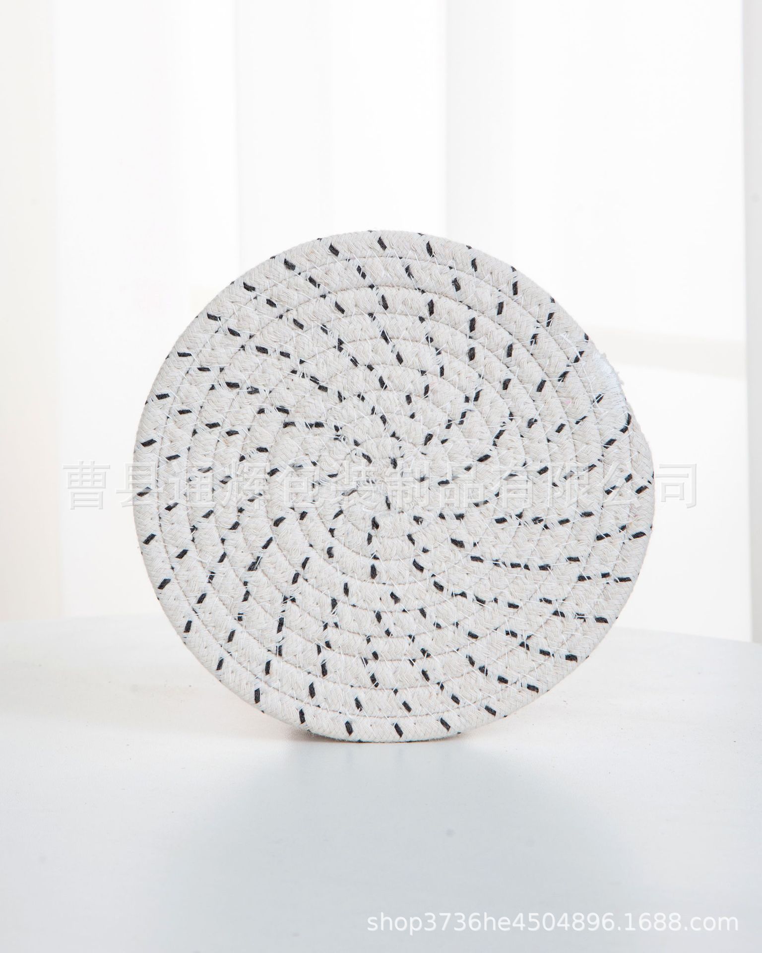 碗垫隔热餐垫圆形麻编织杯垫隔热盘垫装饰道具垫子家用防烫锅垫详情9