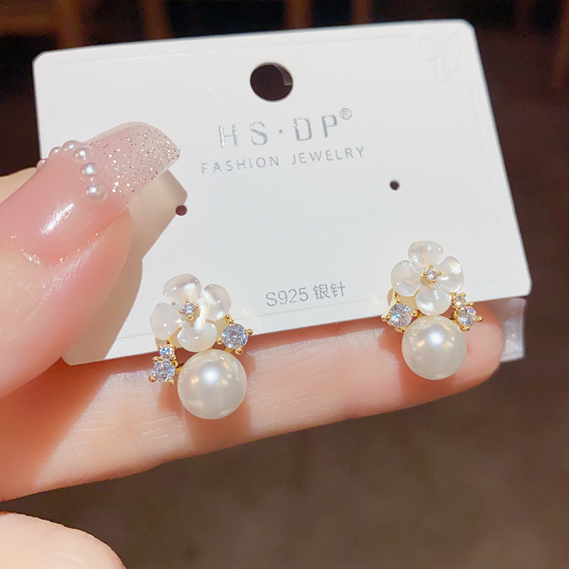 简约经典耳钉推荐100款百搭时尚925银针耳环锆石珍珠几何耳饰批发详情19