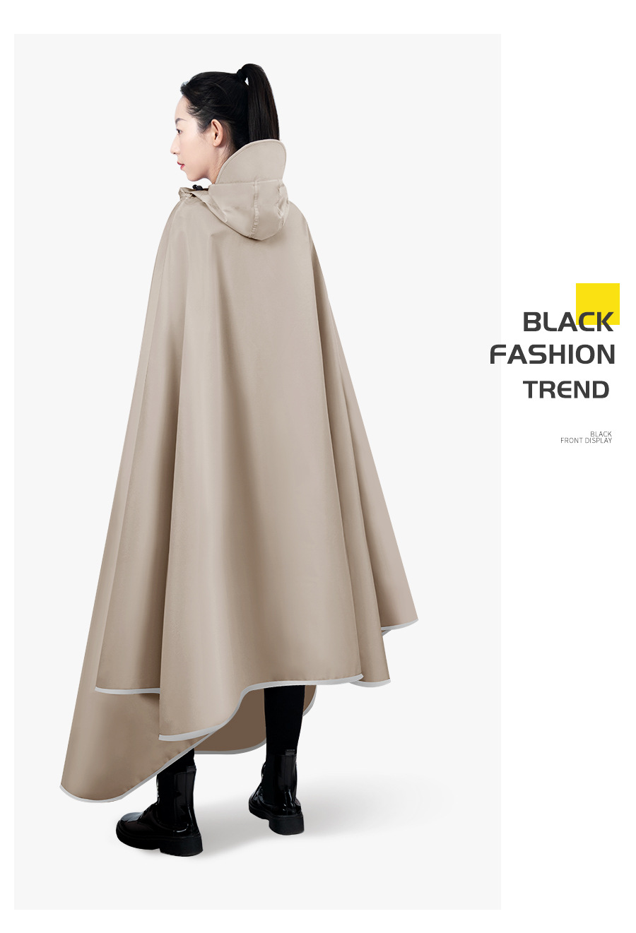 Wholesale and consignment of extended and thickened electric bike riding raincoats, full-body rainproof for both men and women, and motorcycle raincoats pic 14