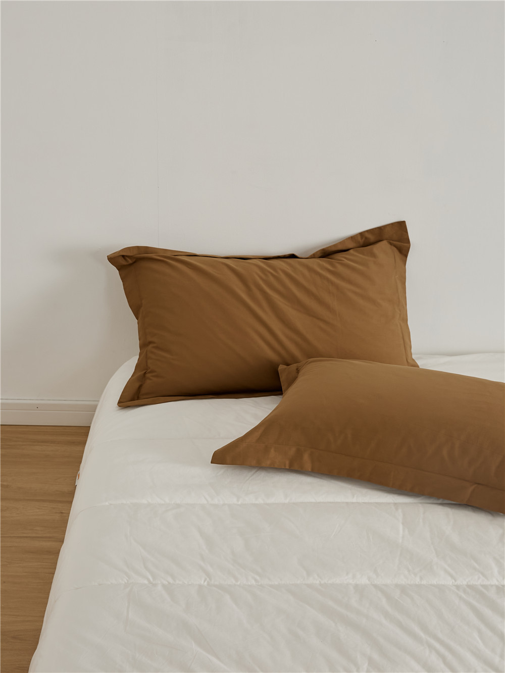 Long-staple cotton single item, all-cotton brushed quilt cover bed, simple pigment color pure cotton autumn and winter 1.8m bedding pic 120