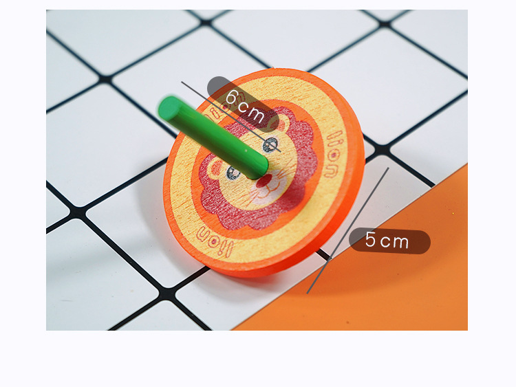 Manual rotating gyroscope, wooden toys for boys and girls born in the 1980s, small wooden gyroscopes for children, kindergarten teaching AIDS and trinkets pic 3
