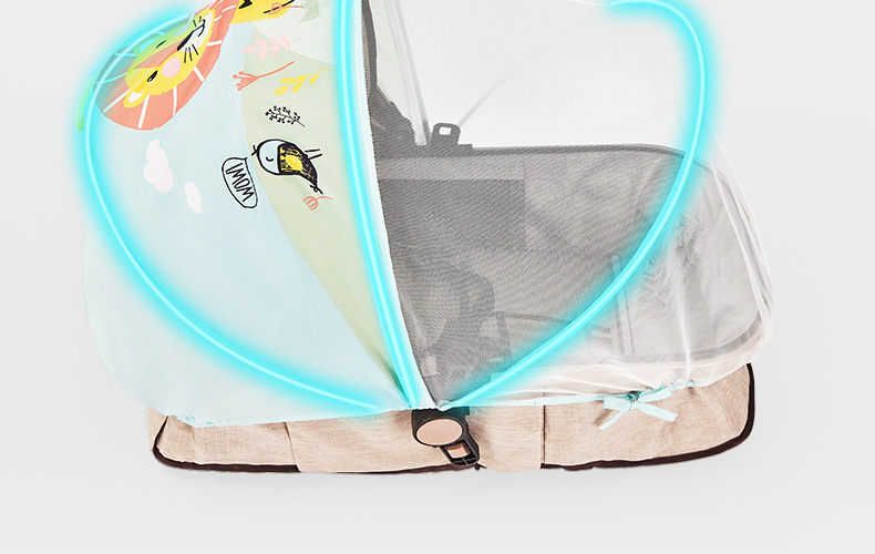 婴儿车蚊帐全罩式通用宝宝推车防蚊罩加大网纱遮阳儿童手推车蚊帐详情16