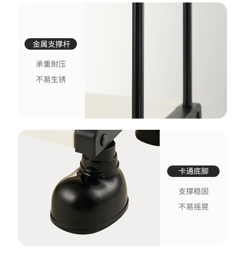 Household storage rack, perforated board shoe rack, multi-layer space-saving, multi-functional rental room, economical shoe rack cabinet pic 14