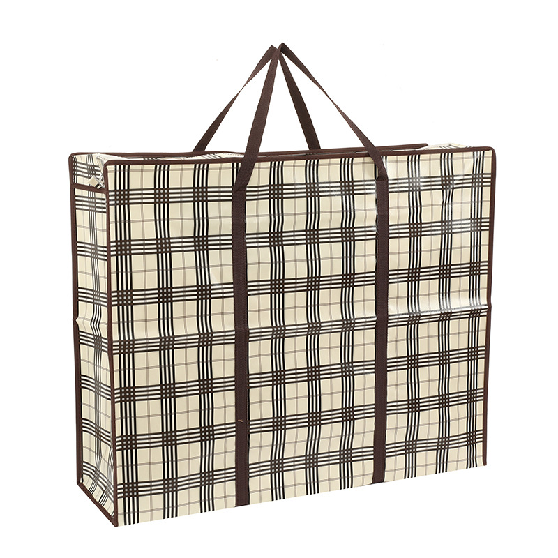 大容量加厚无纺布搬家袋防水防尘打包袋可爱可折叠行李收纳手提袋详情9