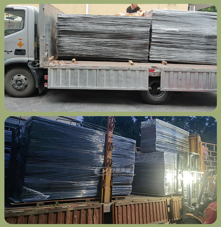 三面包木纹聚酯纤维吸音格栅板卧室客厅吸音板背景墙吸音材料格栅详情11