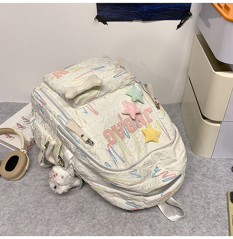 High appearance level schoolbag for junior high school girls, cute and lightweight backpack for primary school students, and large-capacity backpack for senior high school students pic 63