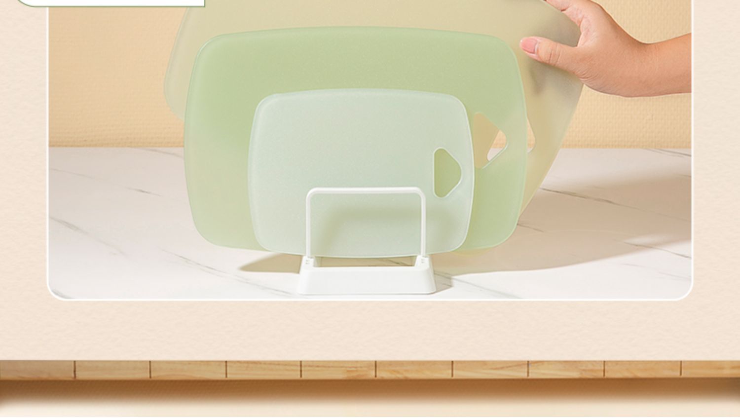 Double-gun baby food cutting board, household chopping board, durable cutting board, plastic cutting board, kitchen cooked food cutting and fruit cutting sticky board pic 9