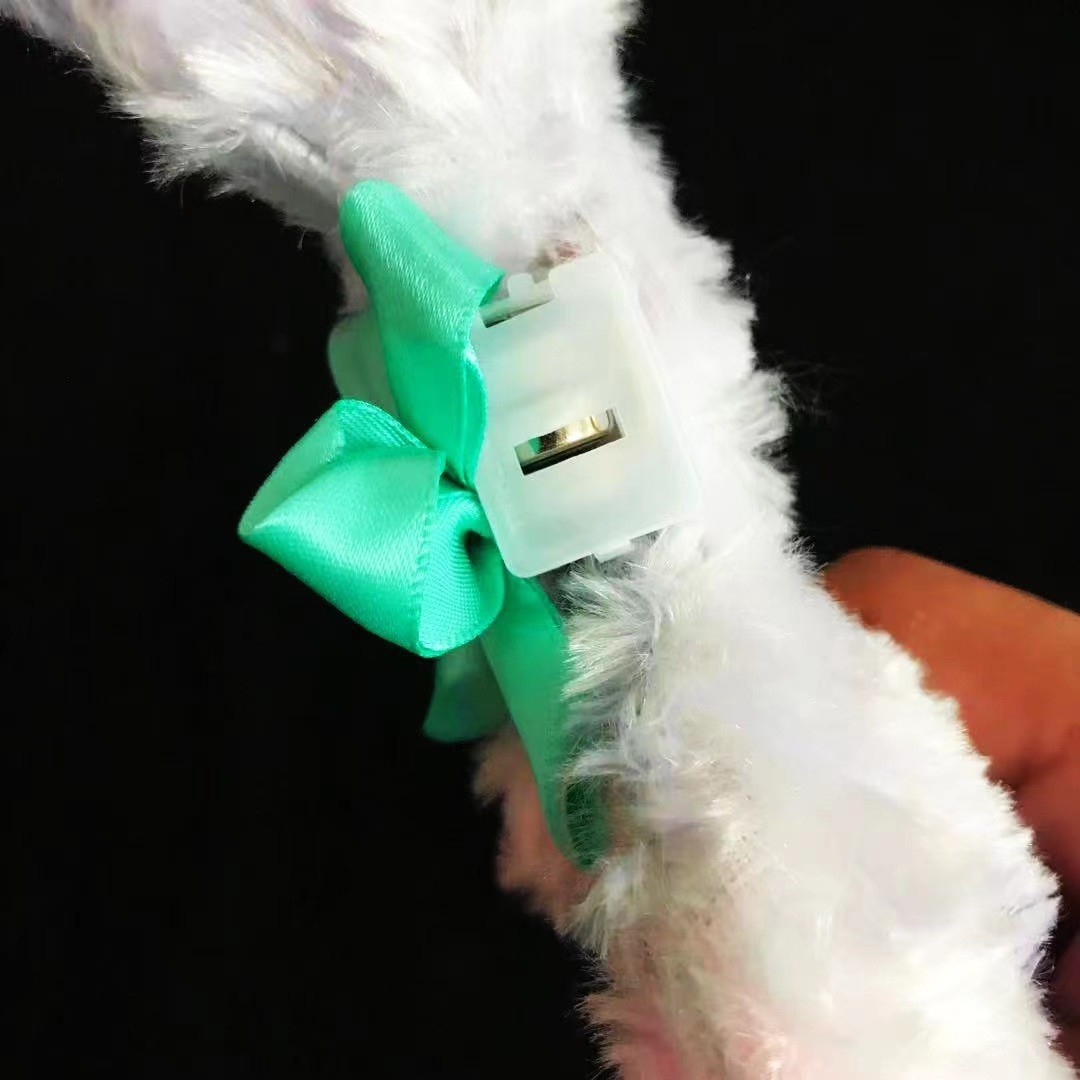 Headwear with lights, glowing stars, Delu rabbit ears, hairbands, cute girls, plush headbands for washing faces, children's glittering toys pic 5