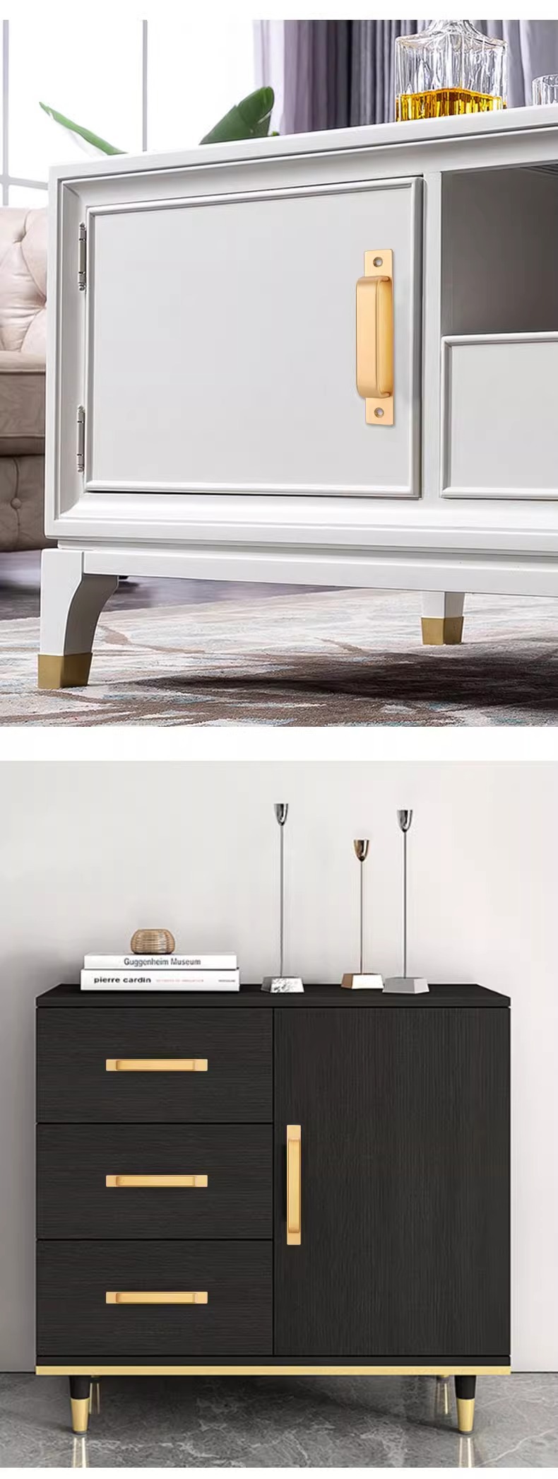 免打孔门拉手铝合金小把手木门窗户推拉门玻璃移门自粘贴抽屉橱柜详情8