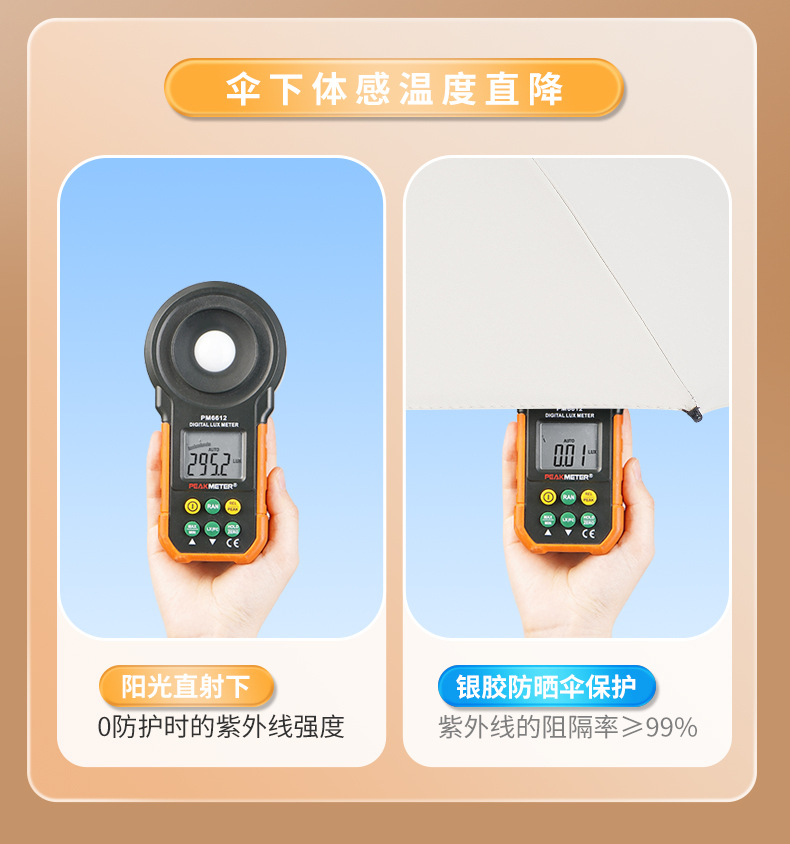 便携小巧超轻碳纤维羽毛伞手动自动轻便太阳伞三折晴雨伞两用批发详情18