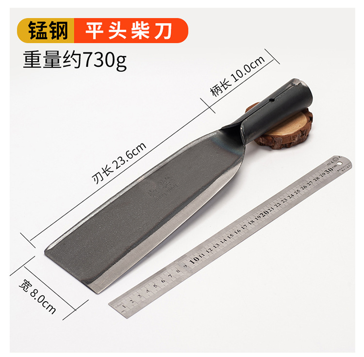 Factory direct supply of Chuwan stainless steel firewood knives, sugarcane knives, curved knives, stainless steel wide fan sickles for agricultural use, and mountain opening curved knives pic 9