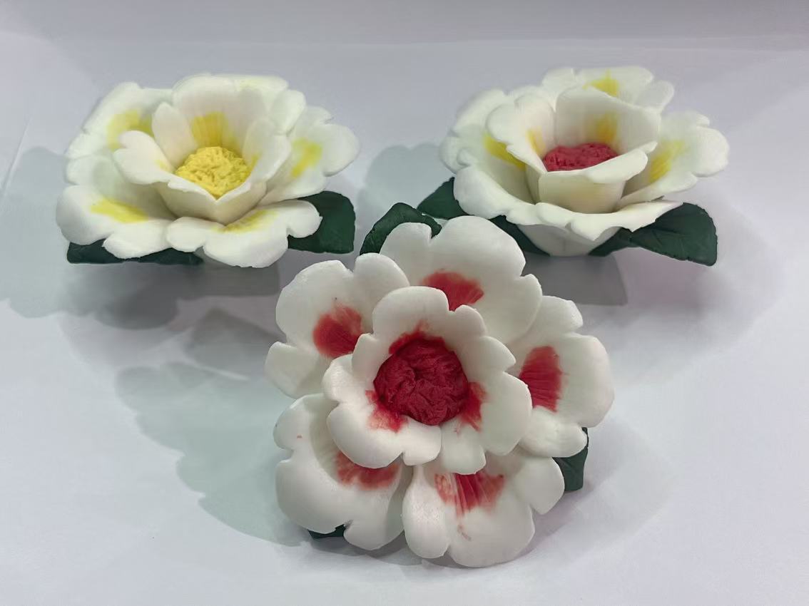 景德镇高温手工陶瓷花朵仿真假花装饰摆件花束DIY手捏陶瓷花永生详情11