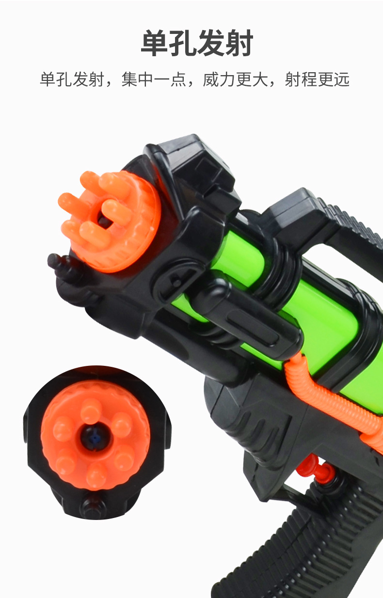 Water-splashing Festival Day Runner water gun toy, large-capacity pull-out water gun toy, outdoor summer beach street stall pic 6