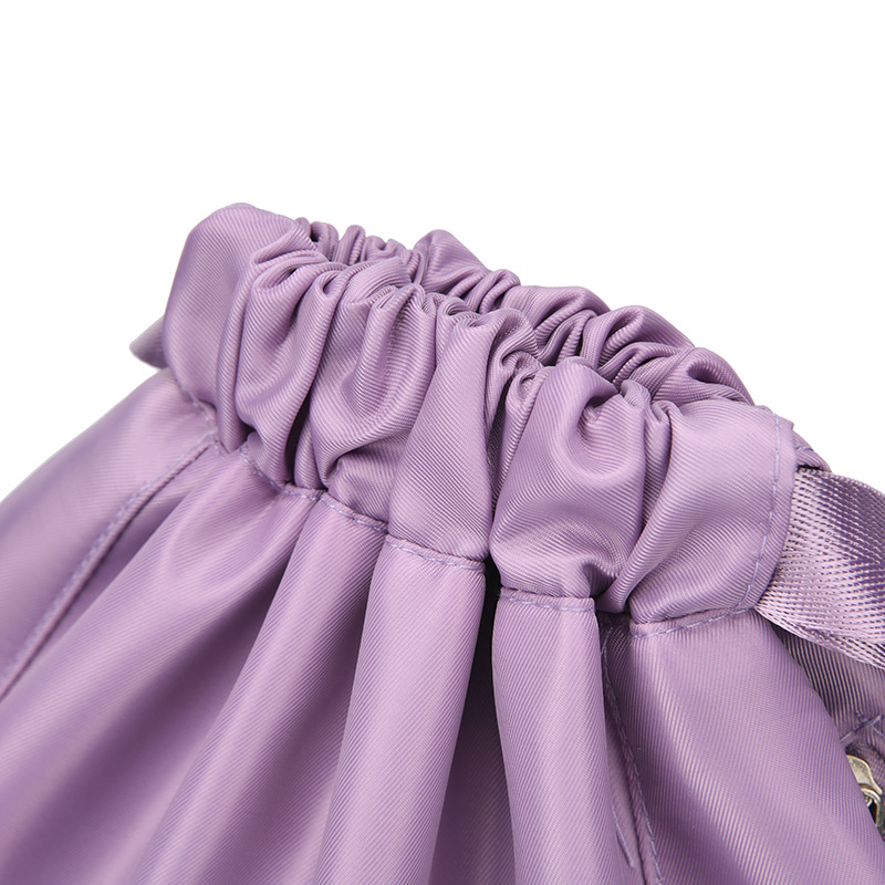 New embroidered Oxford drawstring backpacks with large capacity, fashionable outdoor trend, travel folding backpacks, cross-border wholesale pic 22