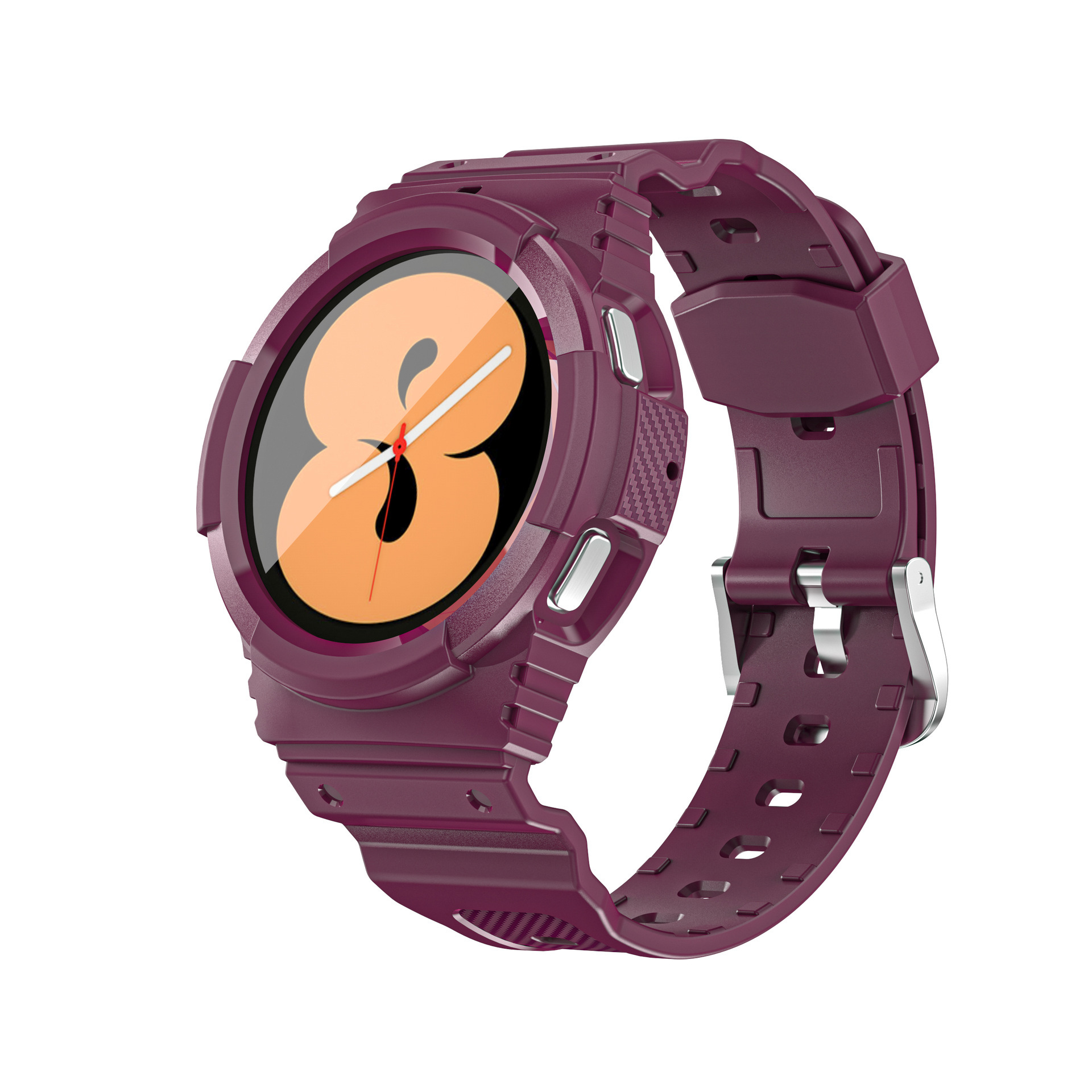 适用三星Galaxy Watch4/5手表TPU保护壳一体透明表带运动40/44mm详情14