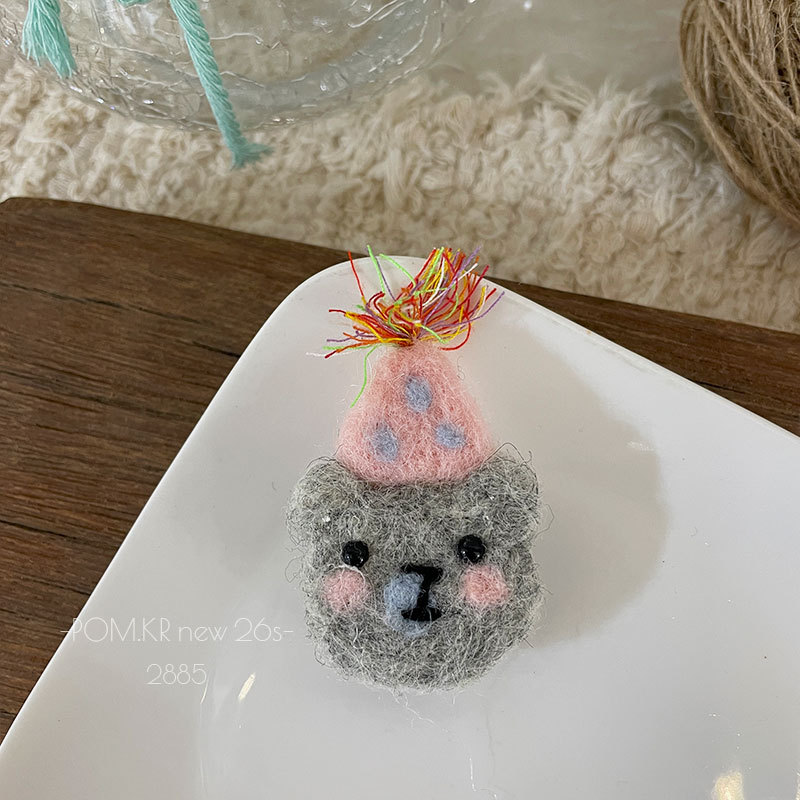 Felt handmade ornaments, felt small animal cloud pendants, creative and cute handicrafts, gifts and decorations pic 8