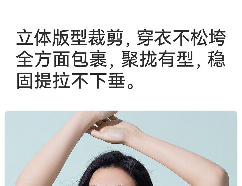 妈妈内衣女前扣文胸无钢圈背心式胸罩中老年人妇女无痕大码夏薄款详情3