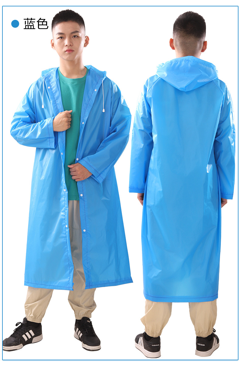 雨衣长款全身防暴雨透明加厚儿童大人男女雨服成人便携一次性雨披详情8