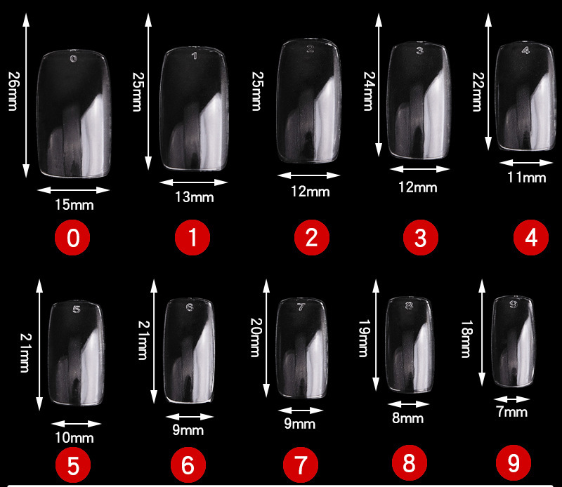 穿戴甲片美甲店专用全贴半贴超薄无痕指甲贴片延长美甲美妆用品详情3
