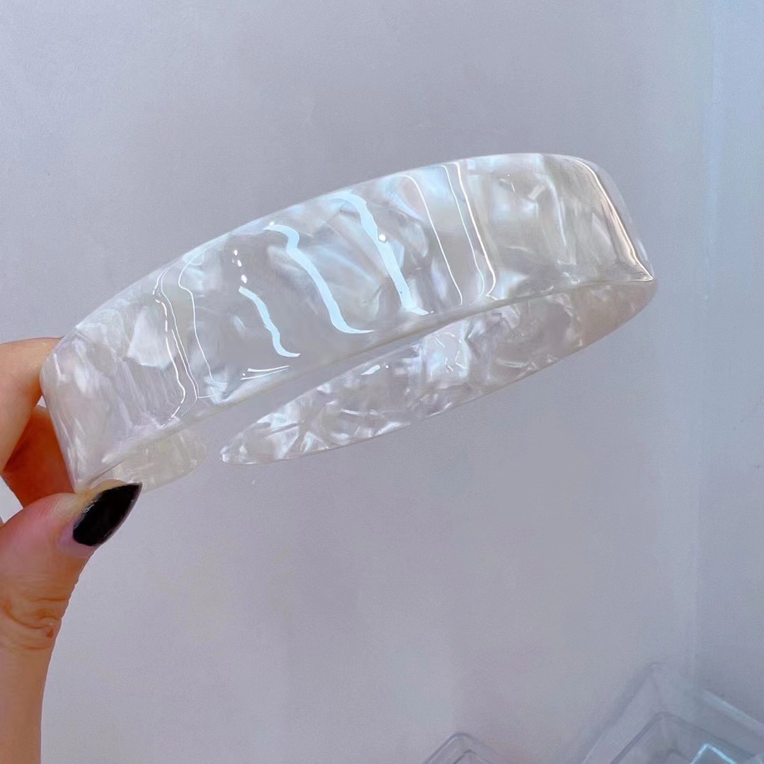 气质新款醋酸基础款细款韩版发箍压发高级时尚发饰高级感现货批发详情4