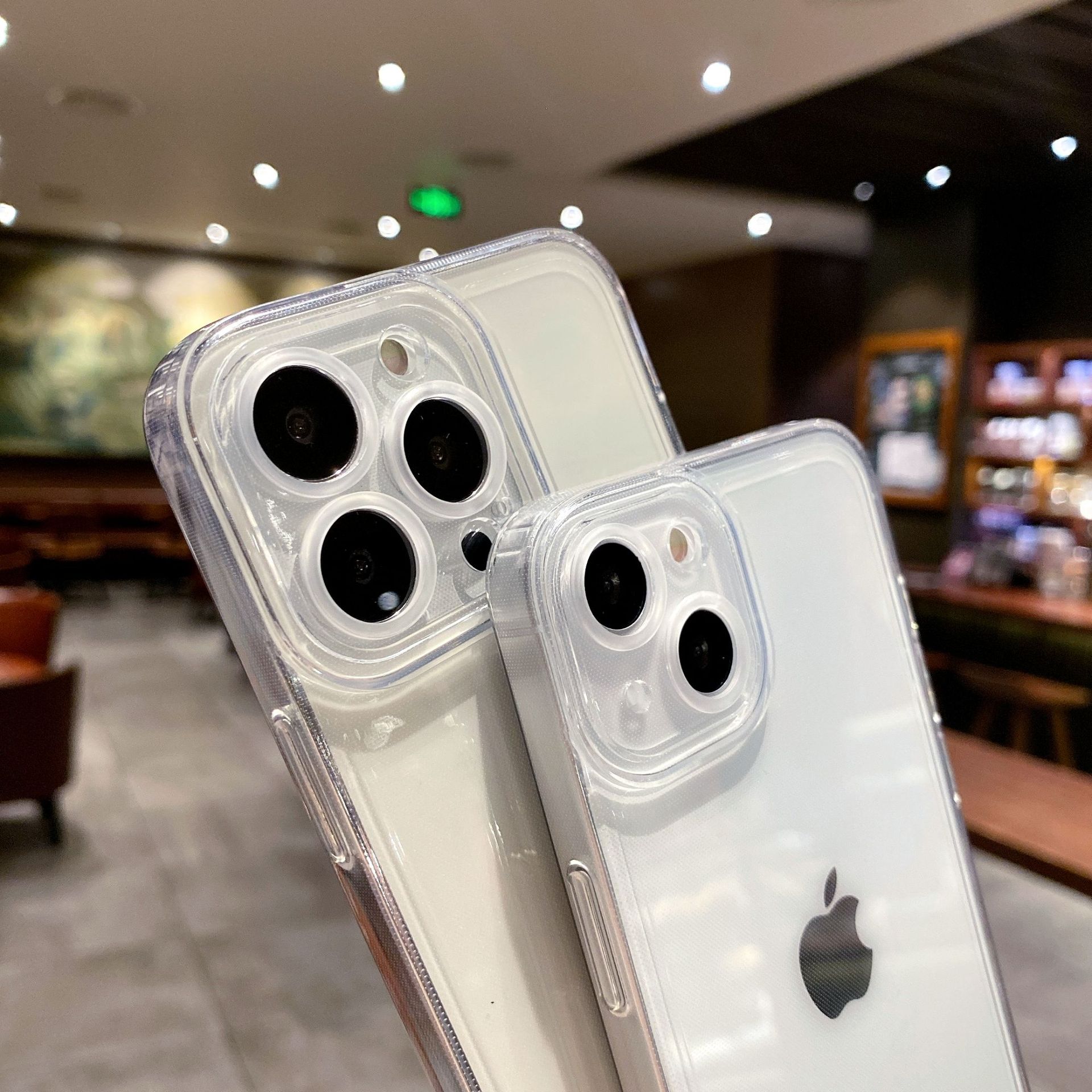 透明直边适用苹果15/16ProMax手机壳TPU软iphone11简约全包保护套详情7