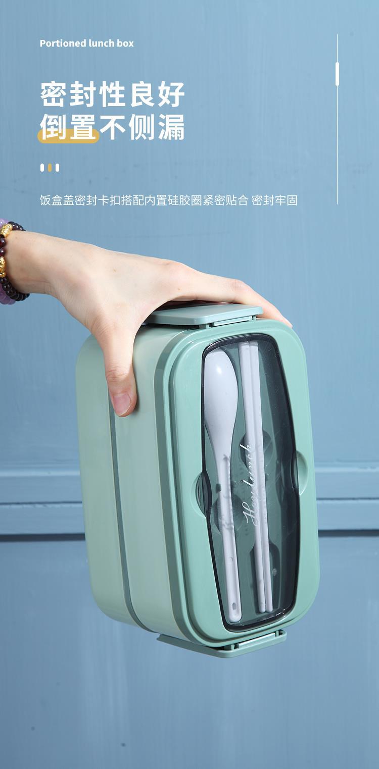 Influencers lunchbox lindo estilo japonés ins trabajador de oficina doble capa estudiante puede microondas especial 304 acero inoxidable separado ben min pic 9