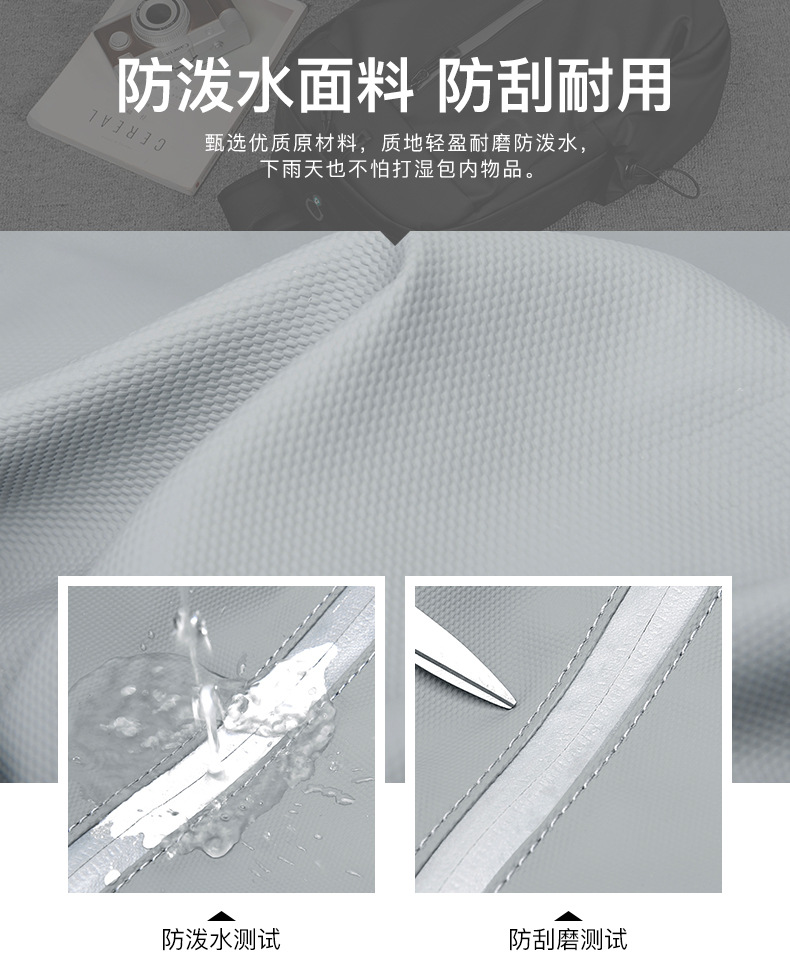 背包双肩包男款高级感休闲旅行双肩包定制LOGO礼品背包学生包休闲详情9