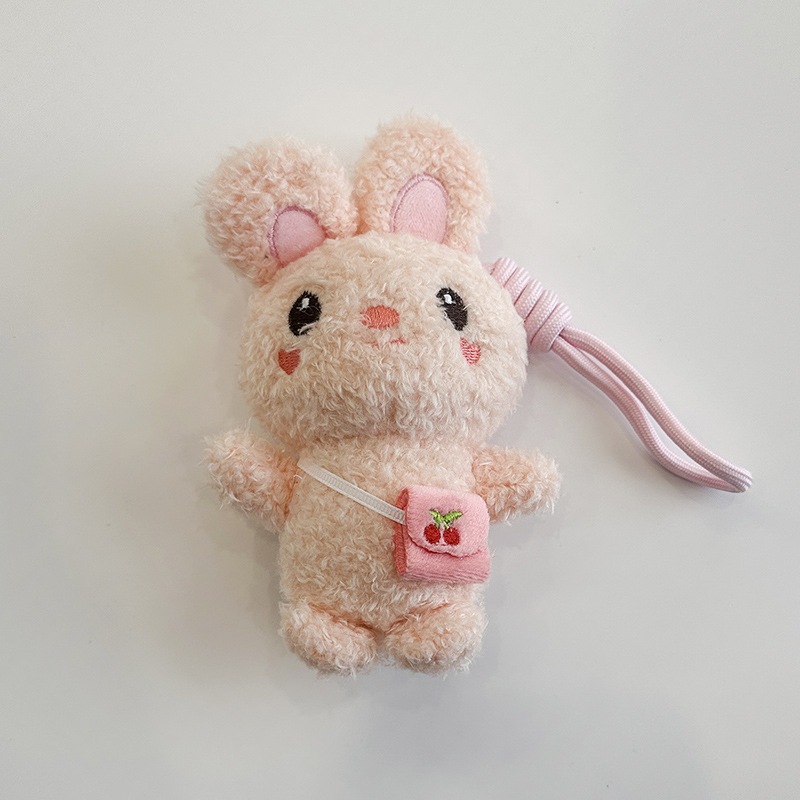 Wholesale of cute bear pendants, plush toys, figurines, little rabbits, schoolbags, hanging ornaments, keychains, and doll gifts pic 7
