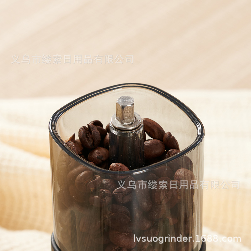 Coffee machine, hand-cranked coffee grinder, transparent acrylic grinder, outdoor portable coffee machine, cross-border model pic 12