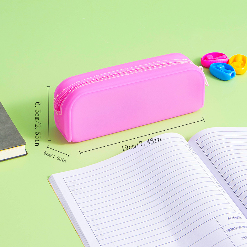 Silicone small dinosaur pen cases for both domestic and foreign trade, high appearance level pen cases, student stationery pic 10