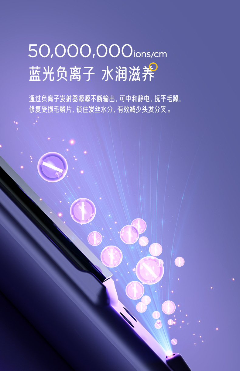 直板夹直发卷发两用不伤发可调温拉直电夹板刘海小型熨板器卷发棒详情6