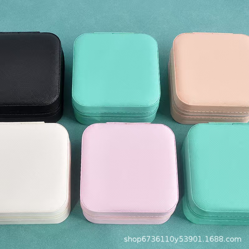 首饰盒收纳盒便携式耳钉耳环手饰品项链戒指小型精致迷你新款盒子详情8