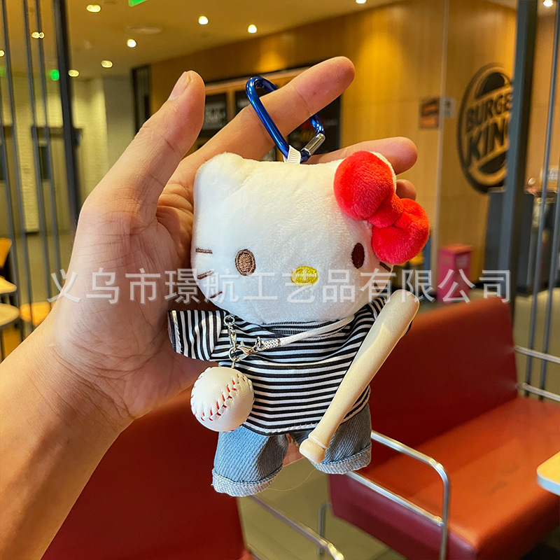 hellokitty small pendant, bag pendant, plush toy, kitty cute Kitty Kitty, official kt cat doll pic 6