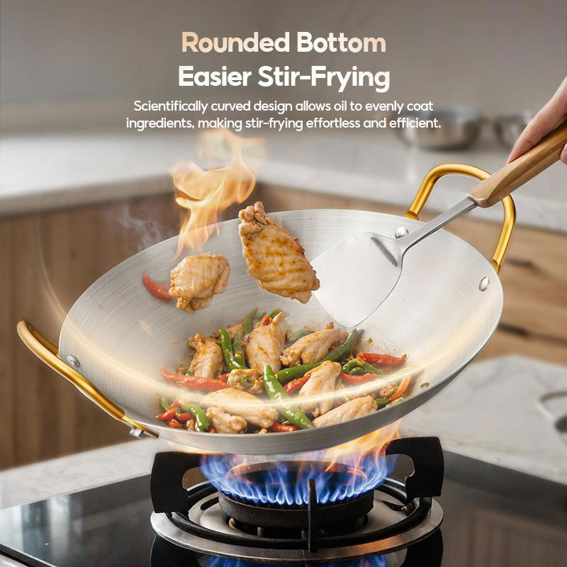 Cross-border thick stainless steel pot alcohol stove, commercial small hot pot, seafood dry pot, restaurant Golden ear, bar cauldrail pic 11