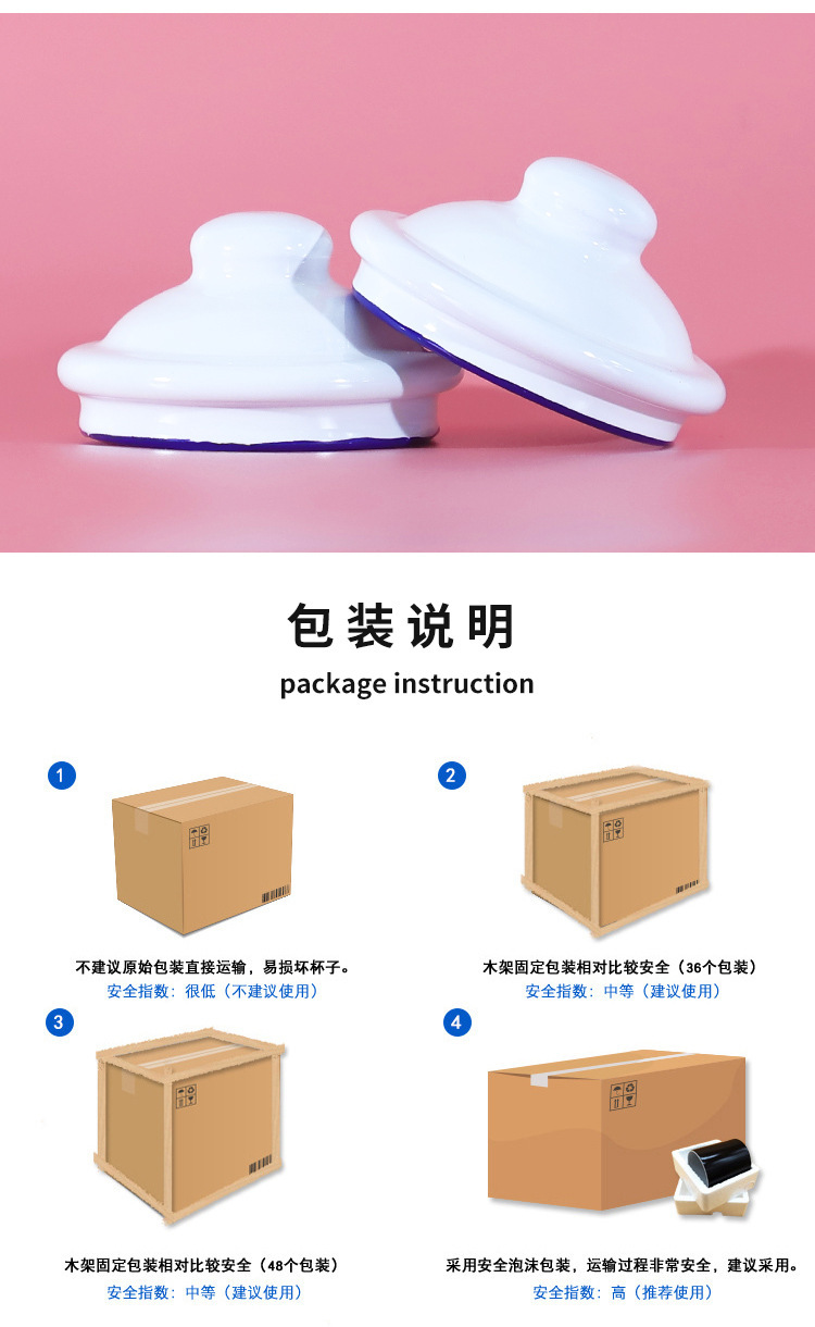 厂家直销怀旧语录搪瓷礼品杯现货批发复古热转印空白杯创意马克杯详情12