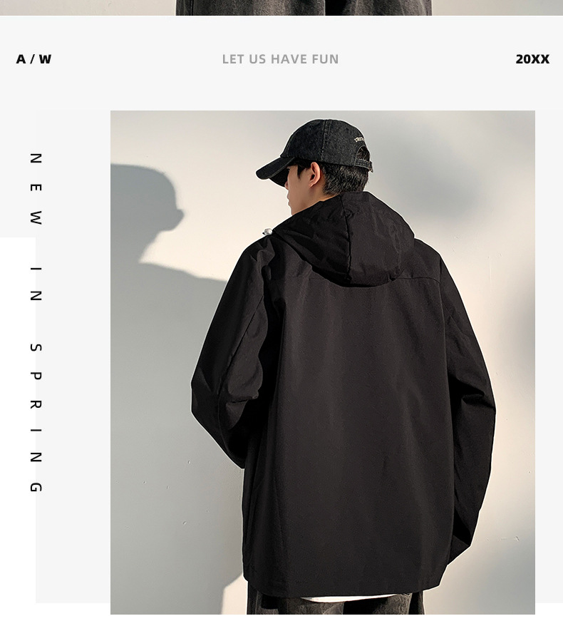 windproof waterproof casual detachable hooded outdoor suit pic 12