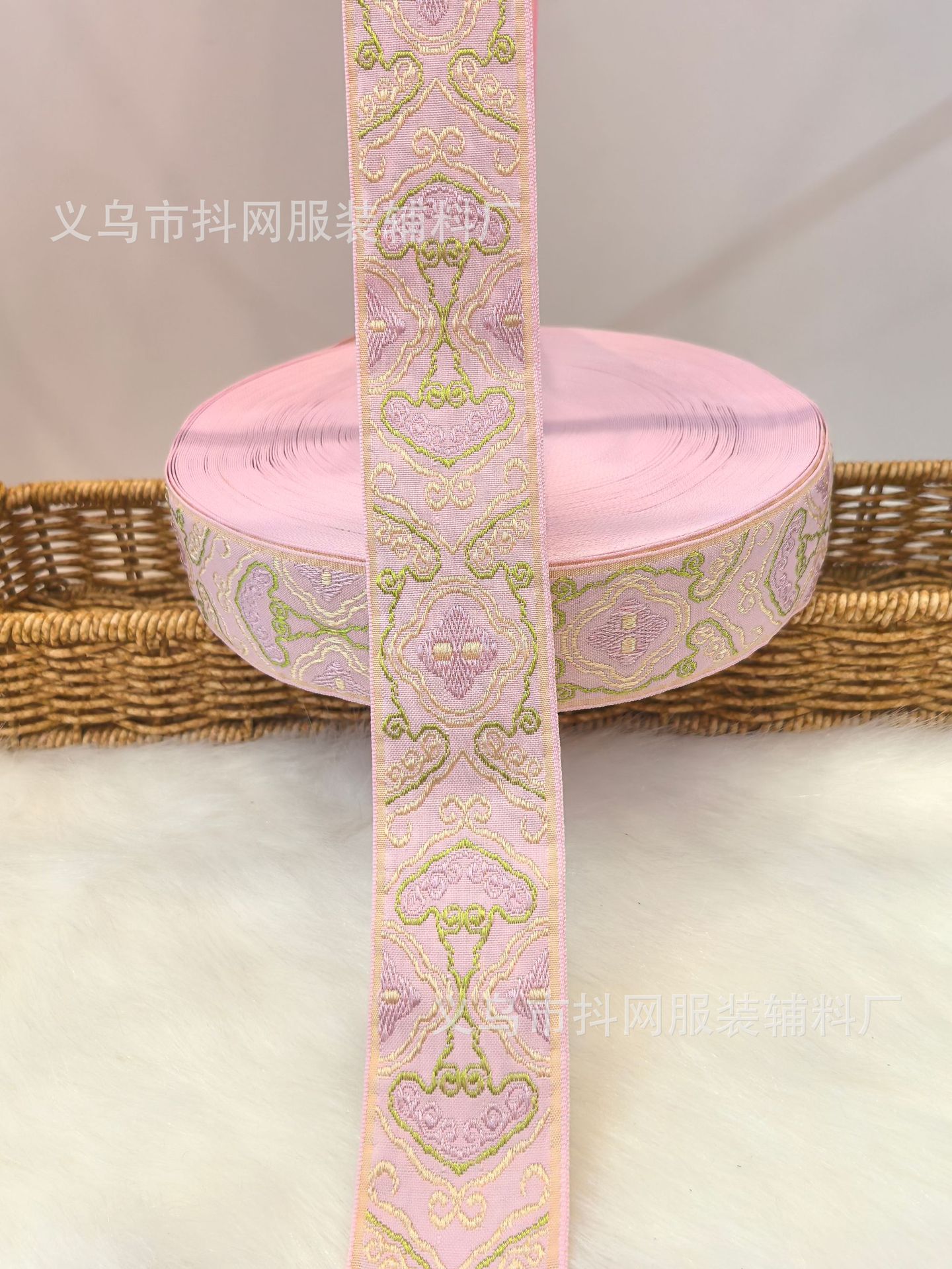 4 cm fashionable little flower butterfly handmade DIY bow webbing Hair accessory headwear edge strap gift box packaging strap pic 6
