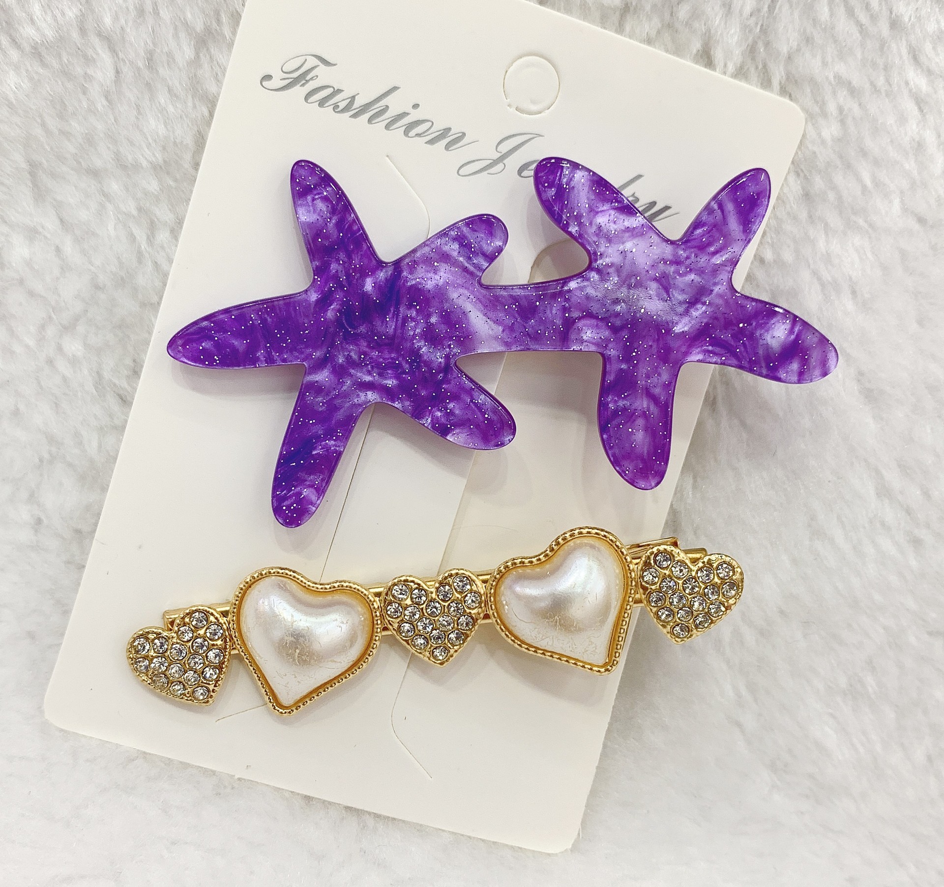 义乌店摆摊现货工厂直批随机混搭1.5元1卡刘海侧边夹夜市摆摊批发详情1