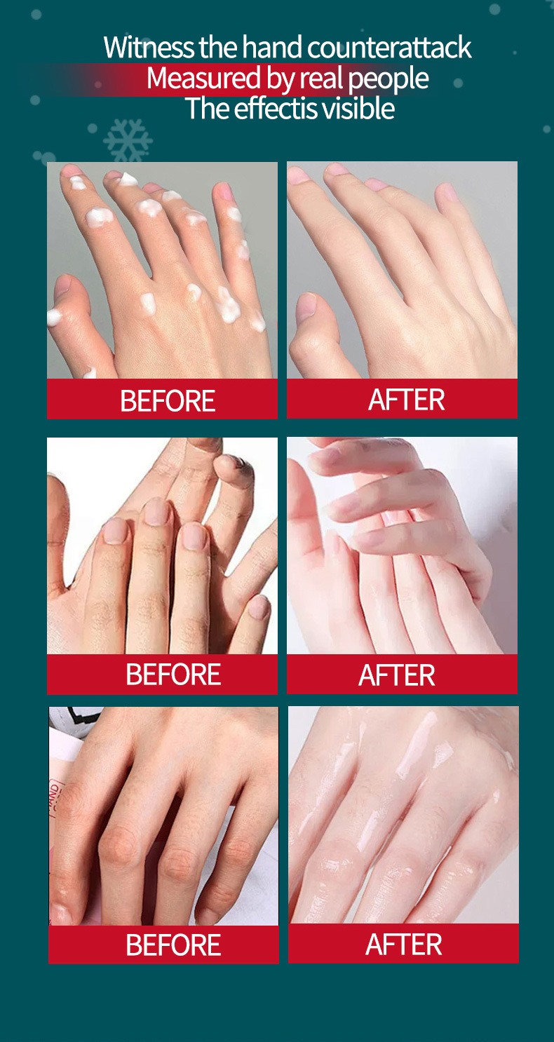 【跨境专供】bosuya圣诞护手霜滋润保湿补水秋冬防干裂护手霜批发详情8