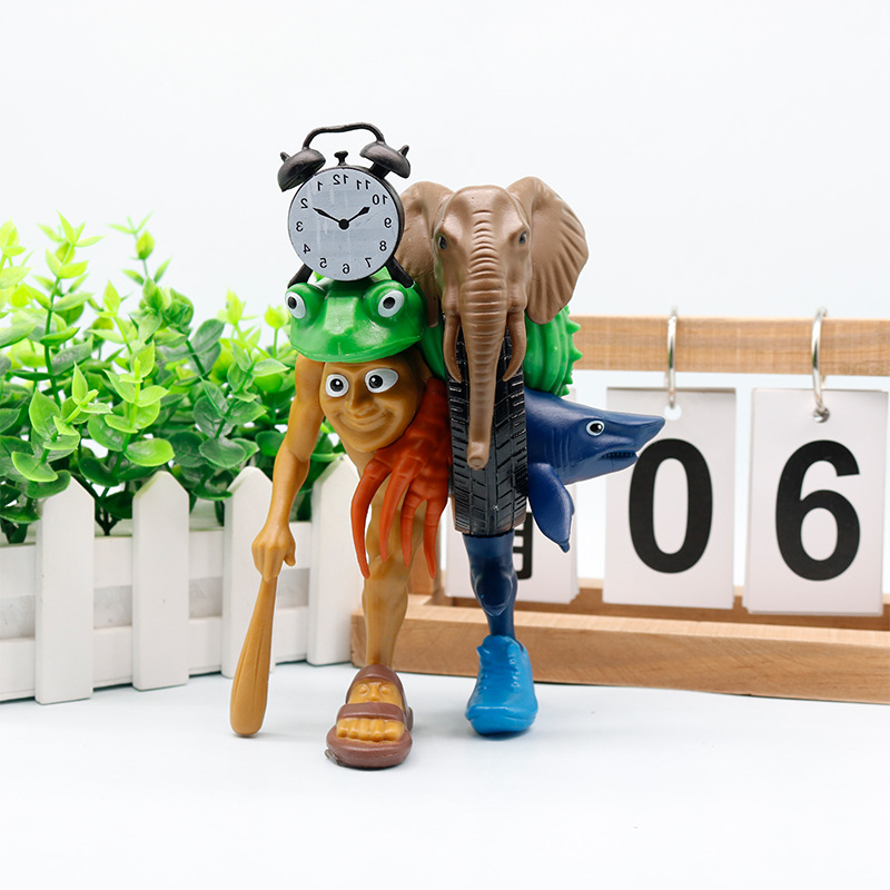 抖音美国山海经木棍人结合版海市tungtungsahur异兽搞怪抽象手办详情4