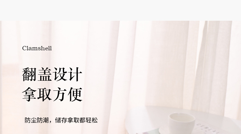 内衣收纳盒分格家用折叠棉麻储物盒带盖内衣裤袜子防尘抽屉盒子详情12