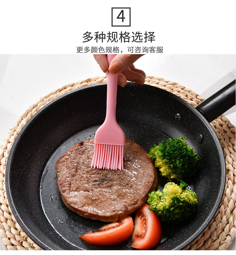 跨境硅胶烘焙5件套 现货包含刮刀油刷铲子打蛋器 耐高温烘焙工具套装 烘焙刮刀一体设计详情5