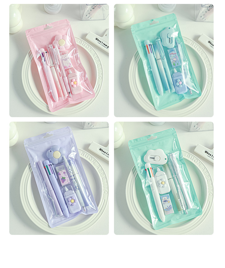 可爱文具套装7件套礼包高颜值学生开学毕业礼物学习文具伴手礼品详情1