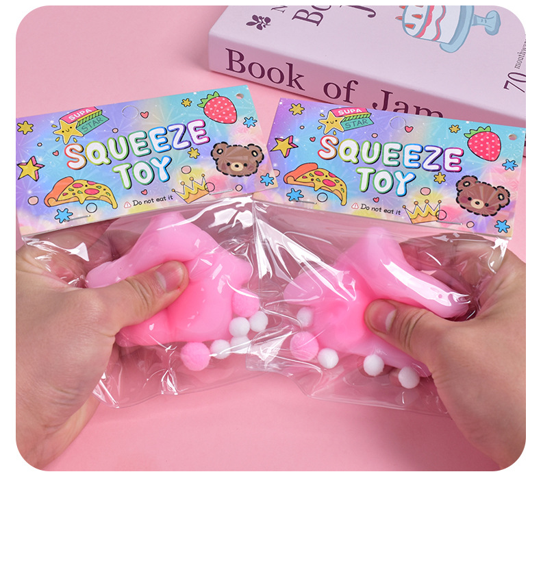 The same style as Douyin, the super soft and muddy version of the stress-relieving toy, the slow rebound and funny stress-relieving tool pic 13