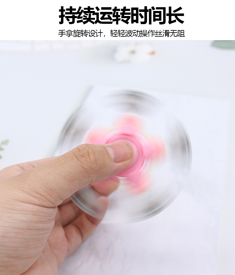 指尖解压陀螺玩具红外线音乐陀螺新潮玩具详情11