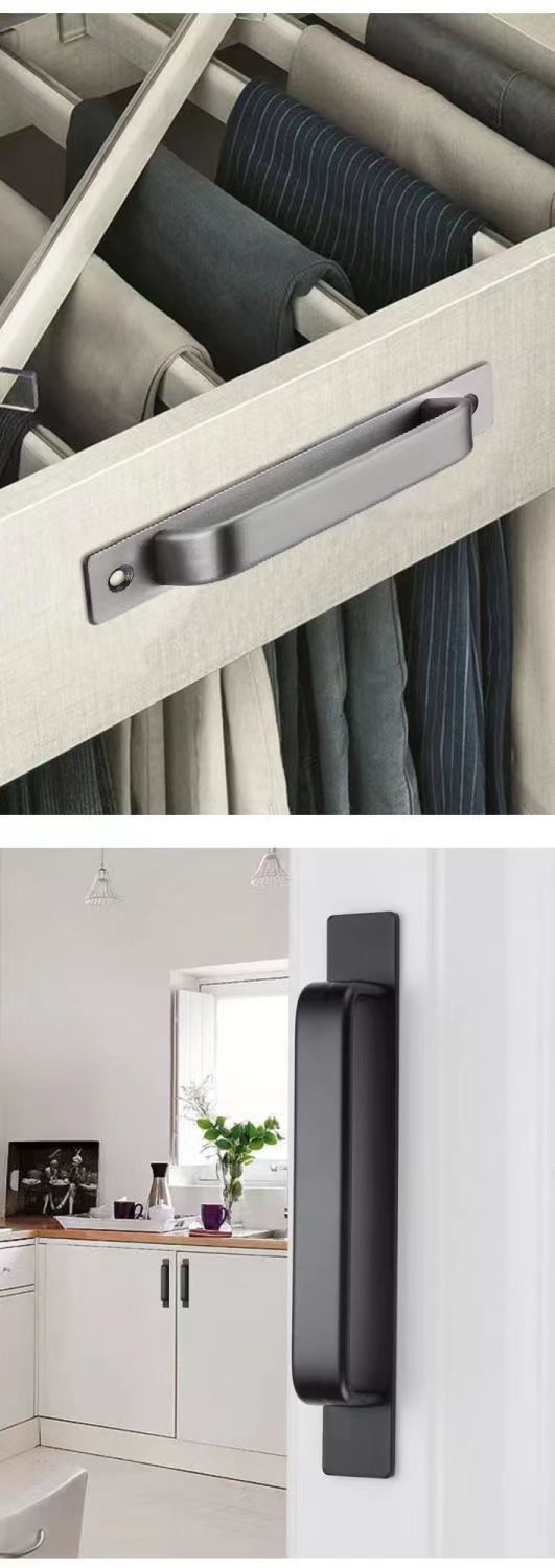 免打孔门窗拉手自粘现代简约房门玻璃门铝合金门浴室门推拉门拉手详情27