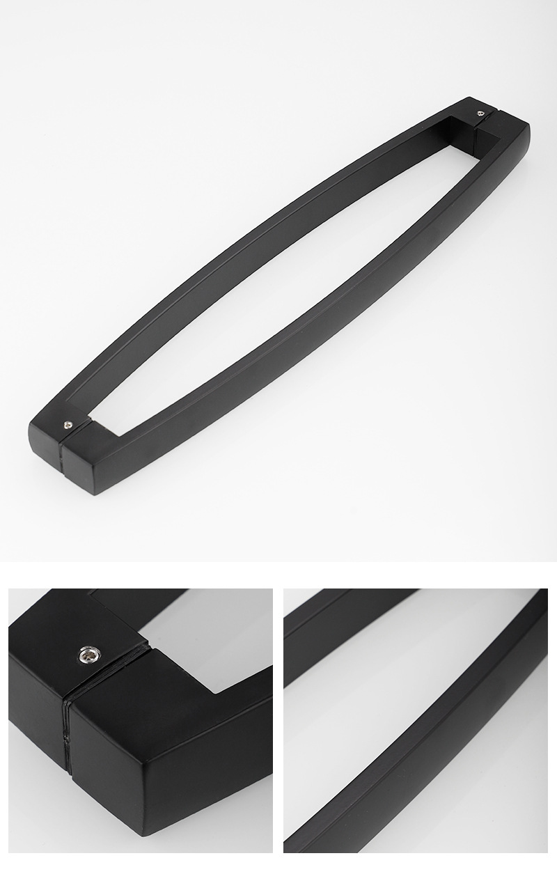 厂家304淋浴房拉手 酒店浴室玻璃门把手 大门推拉门不锈钢拉手详情24