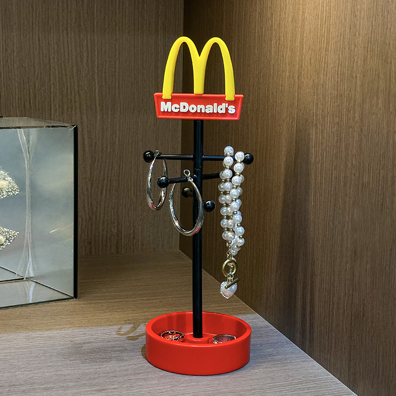 麦当当首饰收纳架家用玄关布置装饰摆件客厅钥匙戒指项链展示托盘详情4
